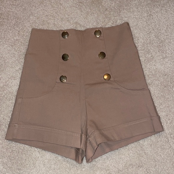 Pants - High Waisted Shorts